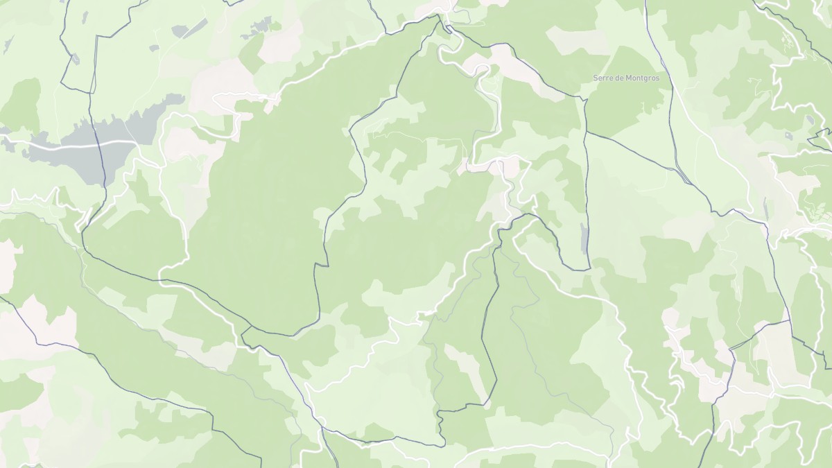 Aperçu cartographique de Rousses, centré sur la commune