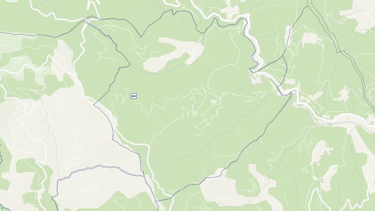 Aperçu cartographique de Saint-Hilaire-de-Lavit, centré sur la commune