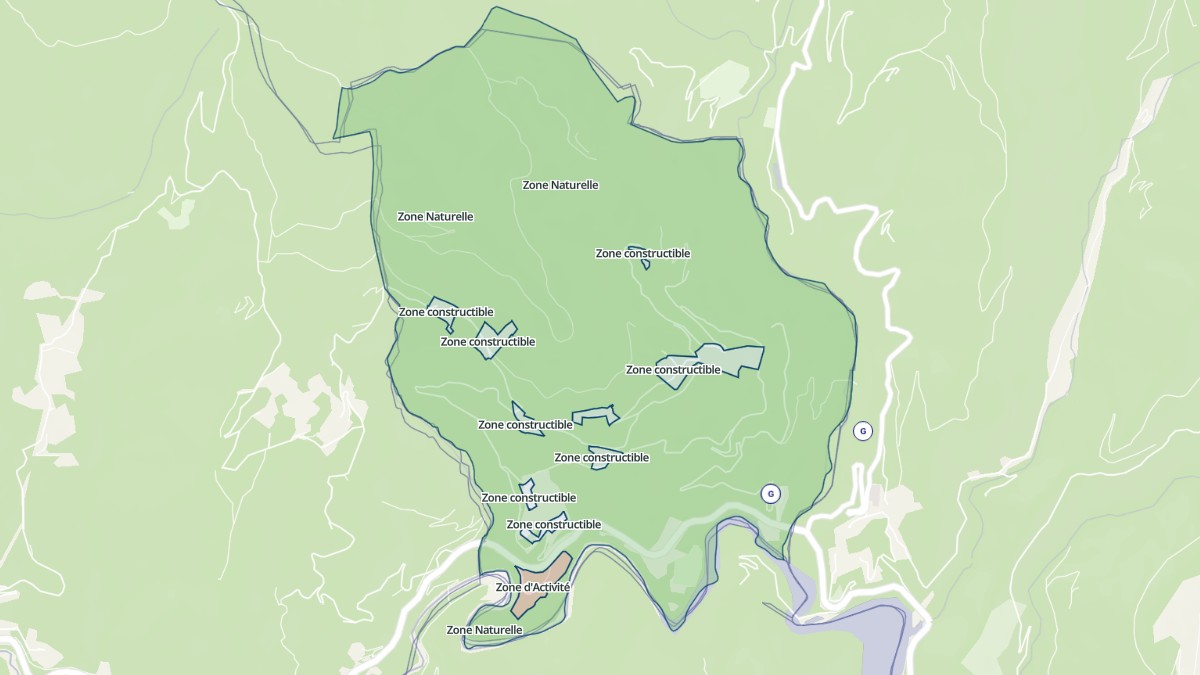 Aperçu cartographique de Saint-Julien-des-Points, centré sur la commune