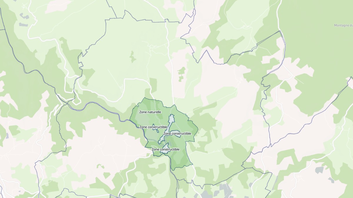 Aperçu cartographique de Saint-Léger-du-Malzieu, centré sur la commune