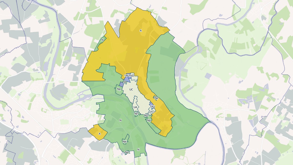 Aperçu cartographique de Cantenay-Épinard, centré sur la commune