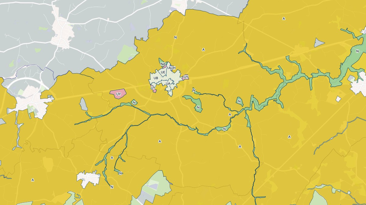 Aperçu cartographique de Coron, centré sur la commune