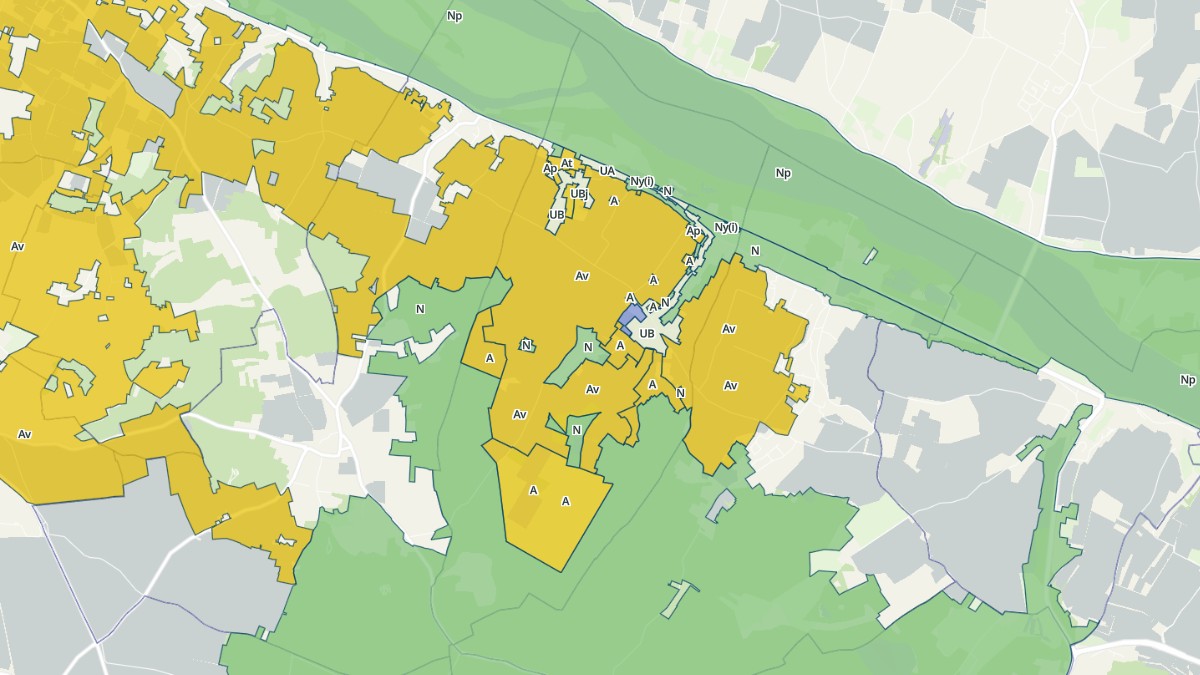 Aperçu cartographique de Parnay, centré sur la commune