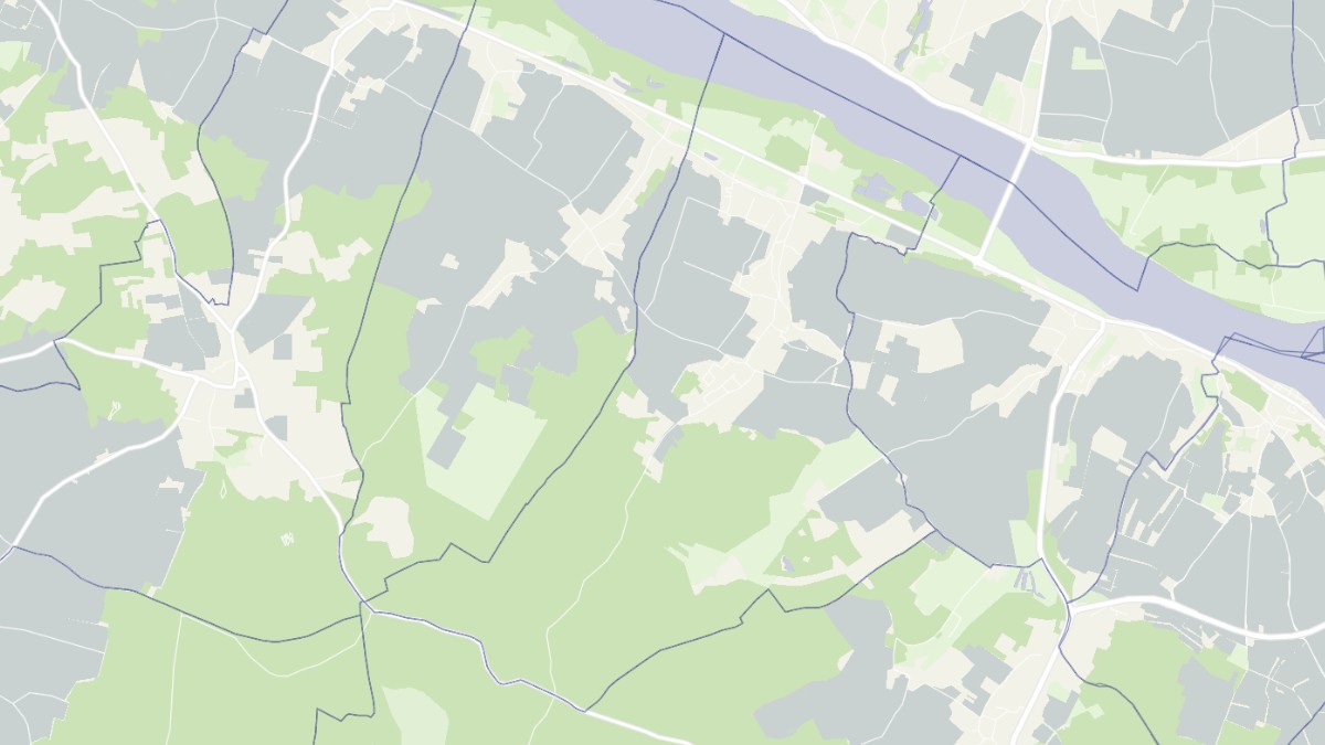 Aperçu cartographique de Turquant, centré sur la commune