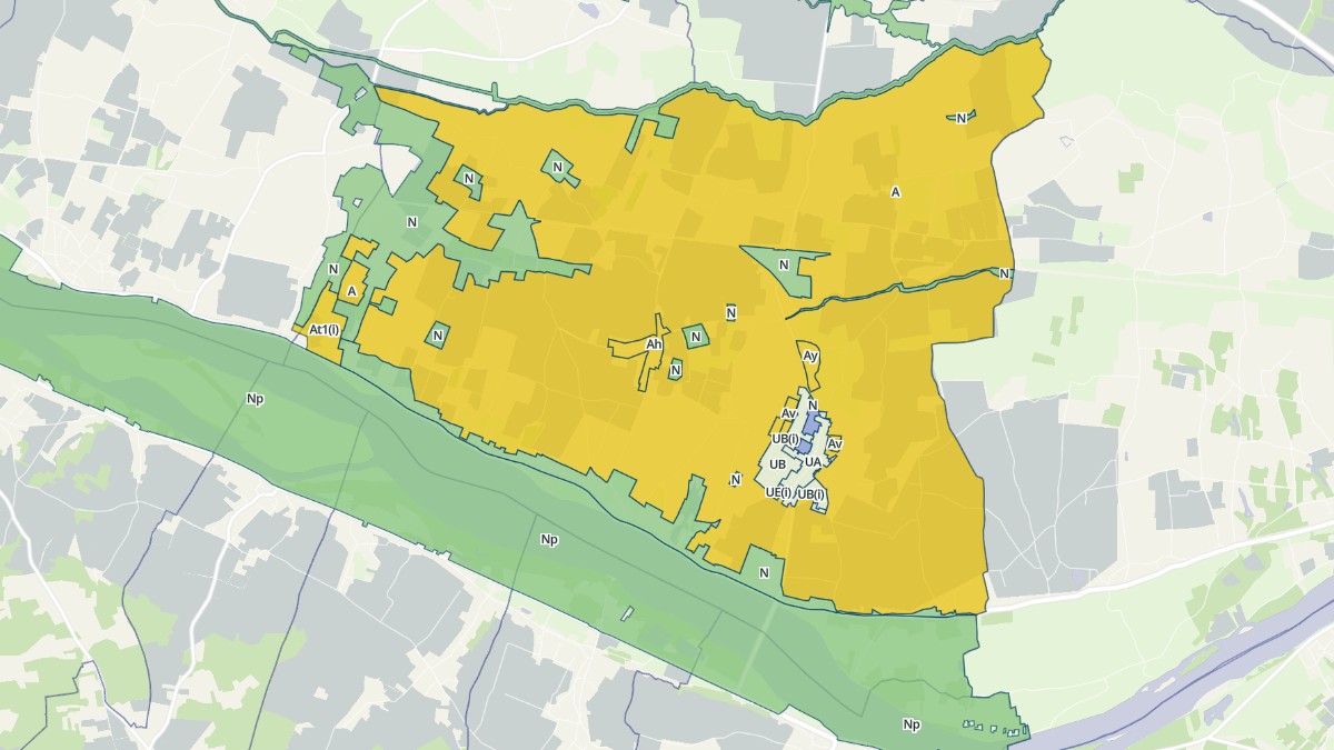 Aperçu cartographique de Varennes-sur-Loire, centré sur la commune