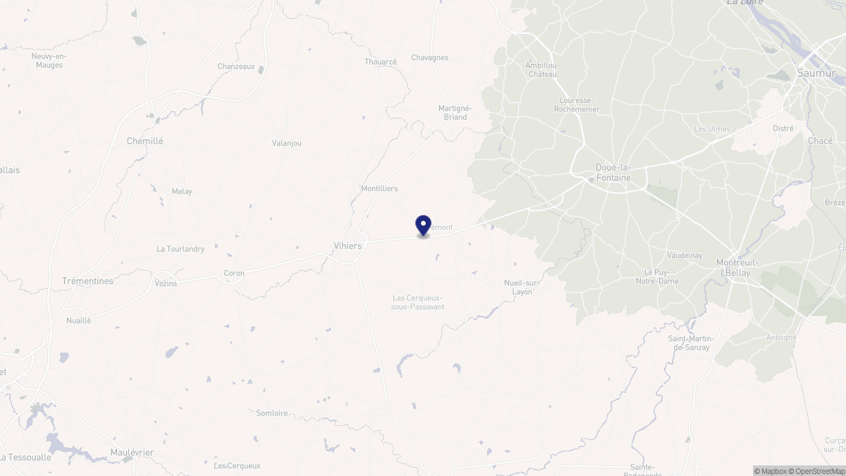 Aperçu cartographique de Lys-Haut-Layon, centré sur la commune