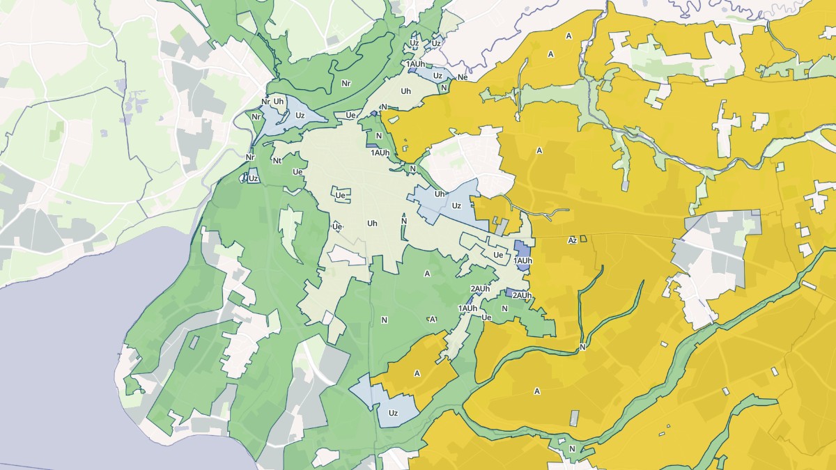 Aperçu cartographique de Avranches, centré sur la commune