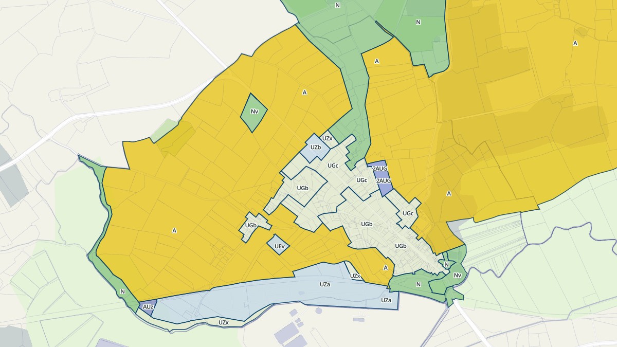 Aperçu cartographique de Baupte, centré sur la commune