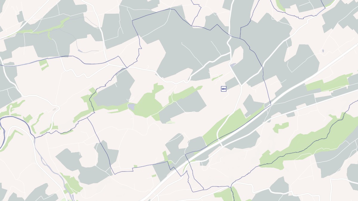 Aperçu cartographique de Beuvrigny, centré sur la commune