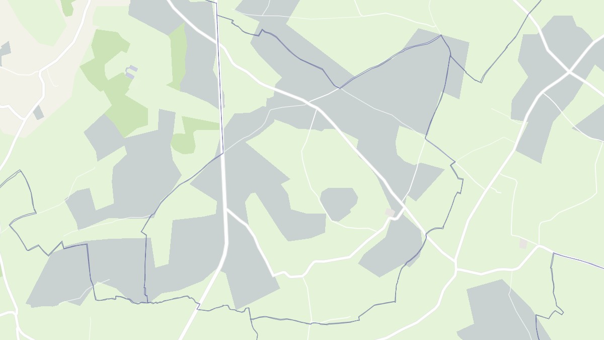 Aperçu cartographique de Biniville, centré sur la commune