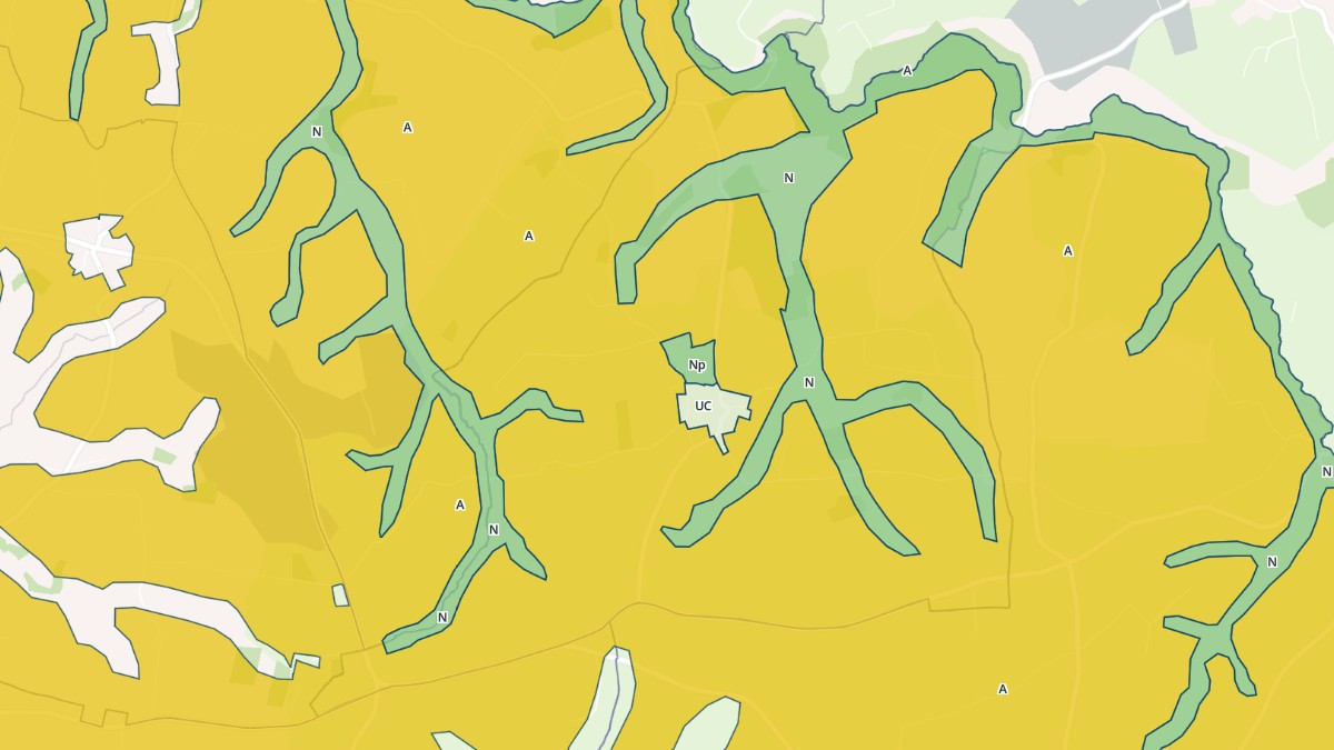 Aperçu cartographique de Boisyvon, centré sur la commune