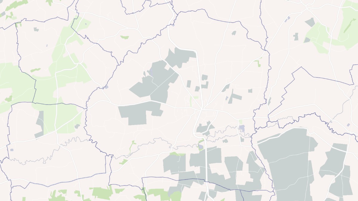 Aperçu cartographique de Brécey, centré sur la commune