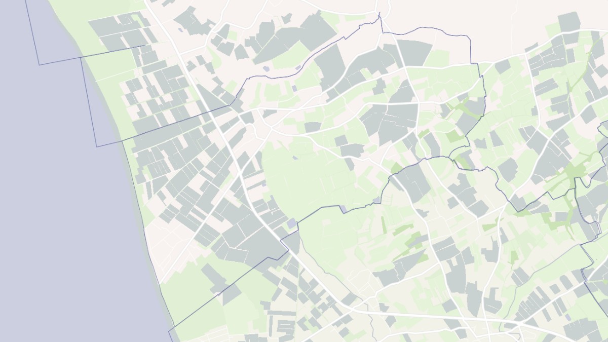 Aperçu cartographique de Bretteville-sur-Ay, centré sur la commune