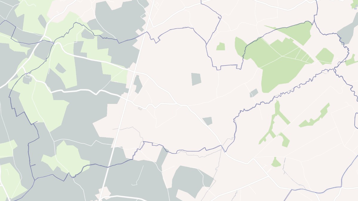 Aperçu cartographique de Breuville, centré sur la commune