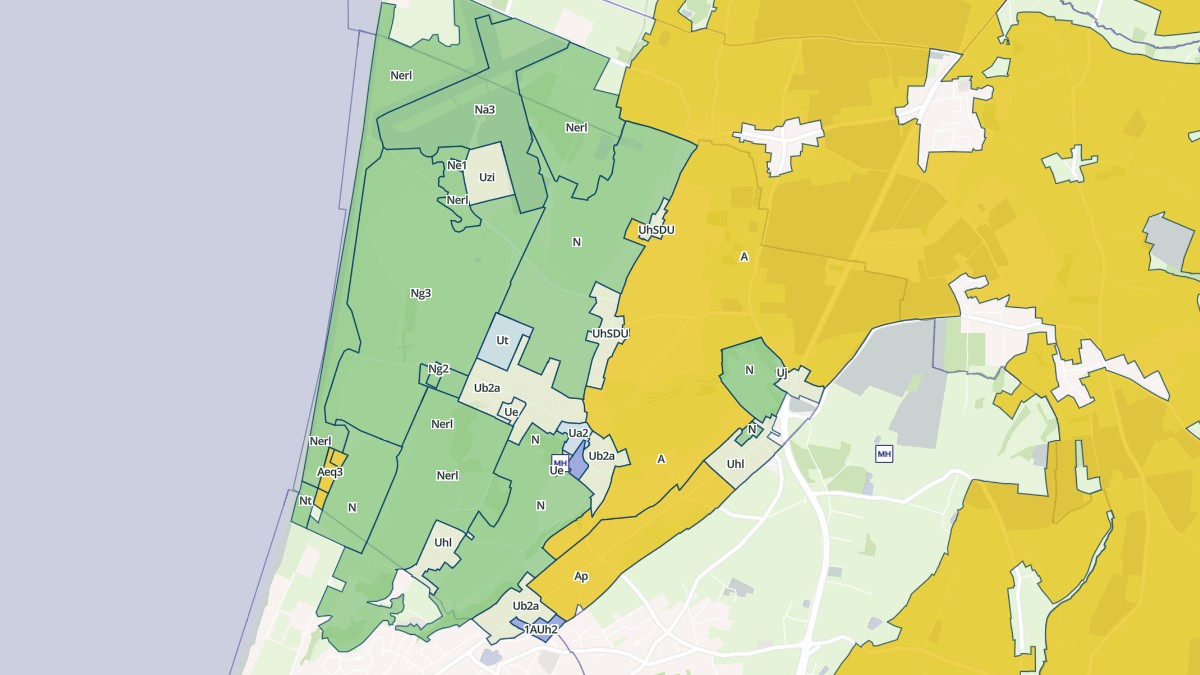 Aperçu cartographique de Bréville-sur-Mer, centré sur la commune