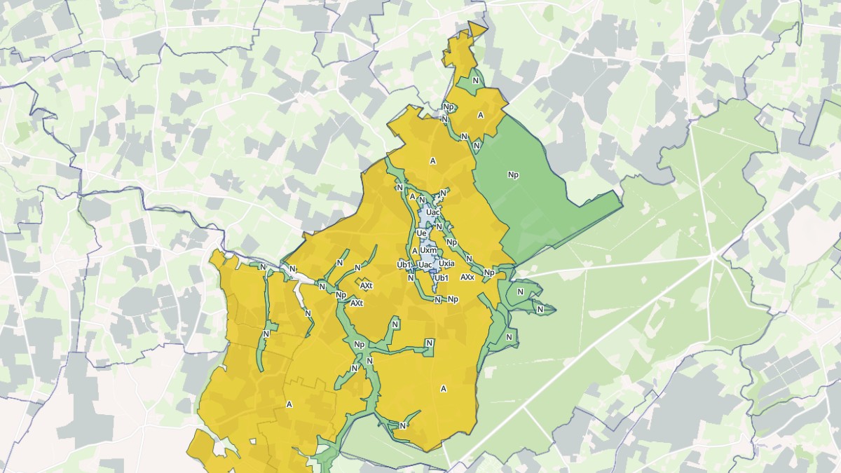 Aperçu cartographique de Cerisy-la-Forêt, centré sur la commune