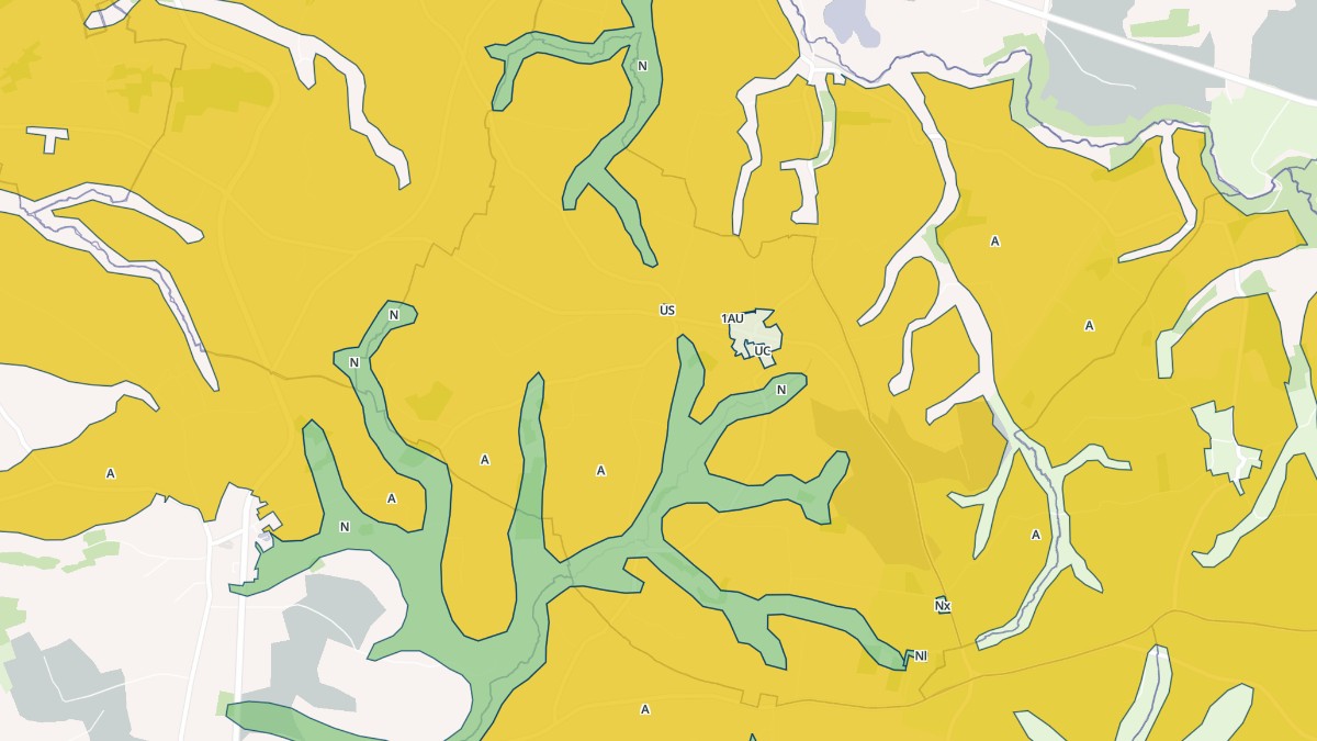 Aperçu cartographique de La Chapelle-Cécelin, centré sur la commune