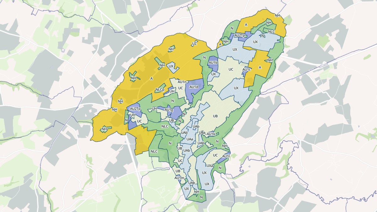Aperçu cartographique de Coutances, centré sur la commune
