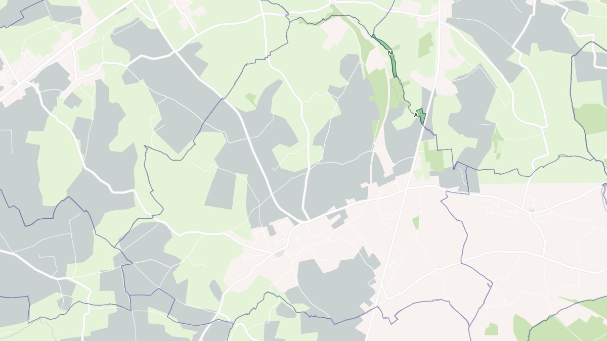 Aperçu cartographique de Couville, centré sur la commune