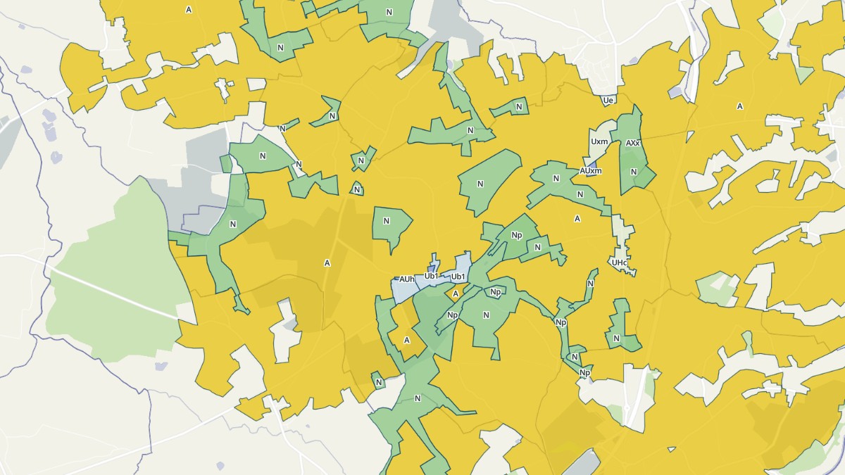 Aperçu cartographique de Le Dézert, centré sur la commune