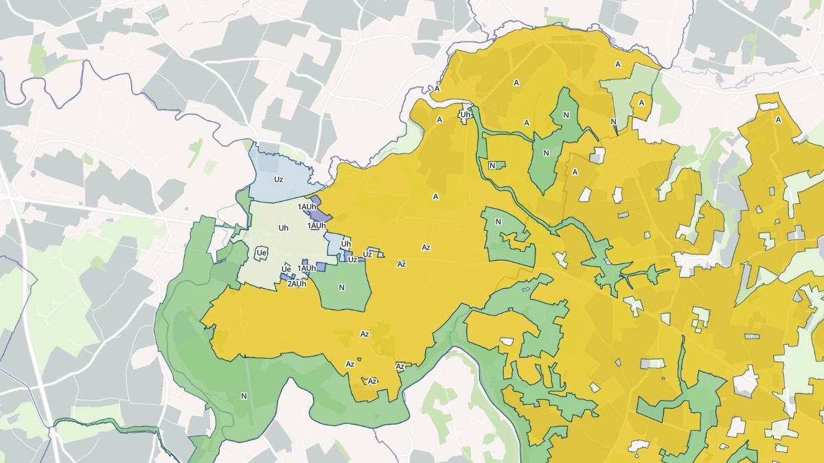 Aperçu cartographique de Ducey-Les Chéris, centré sur la commune