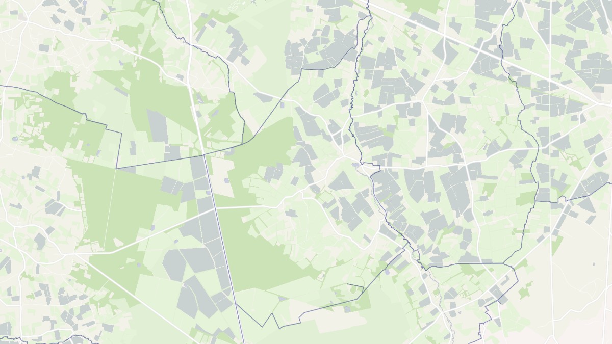 Aperçu cartographique de La Feuillie, centré sur la commune