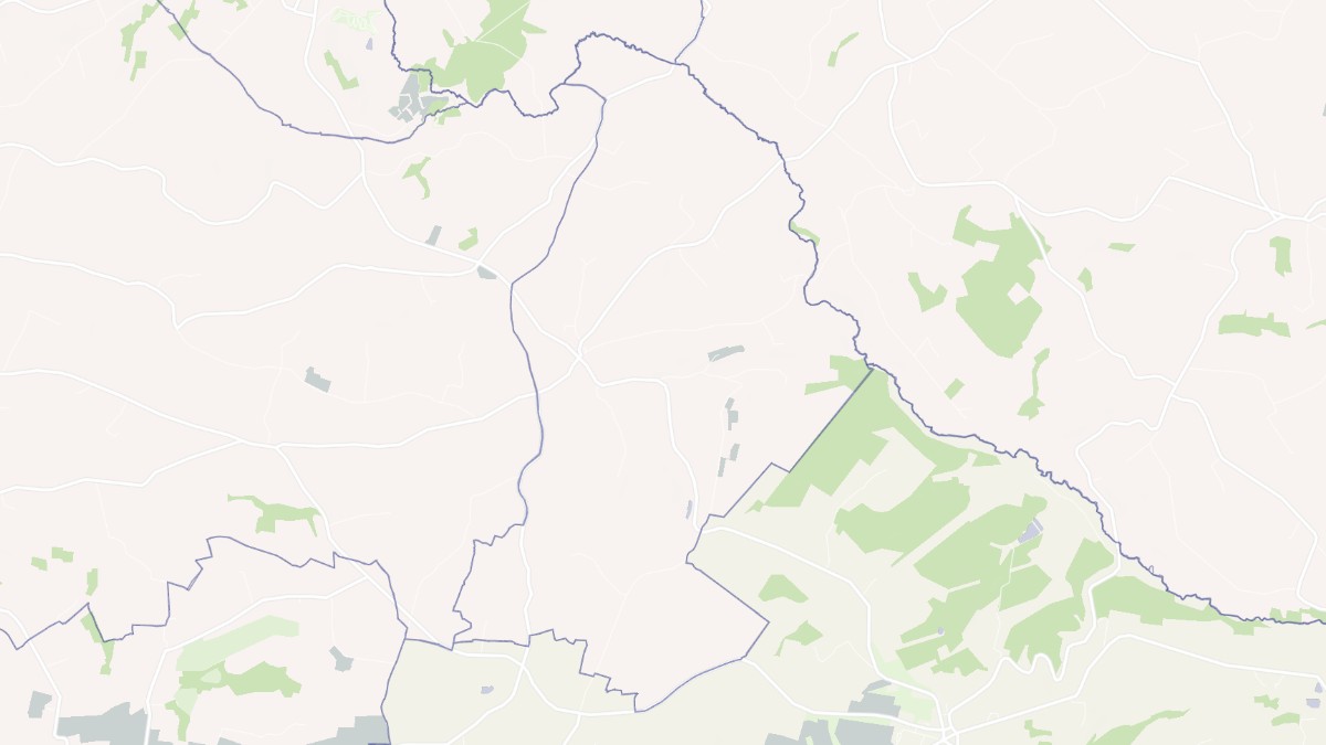 Aperçu cartographique de Le Fresne-Poret, centré sur la commune