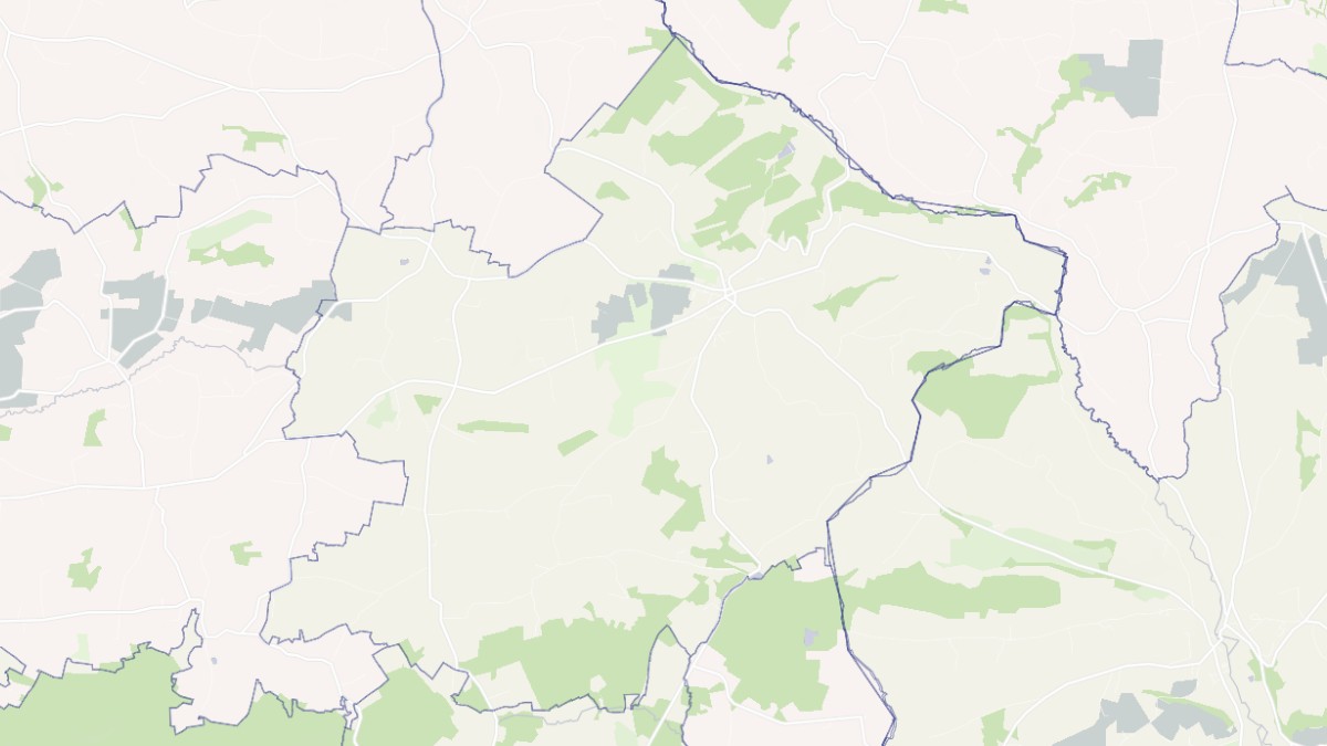 Aperçu cartographique de Ger, centré sur la commune