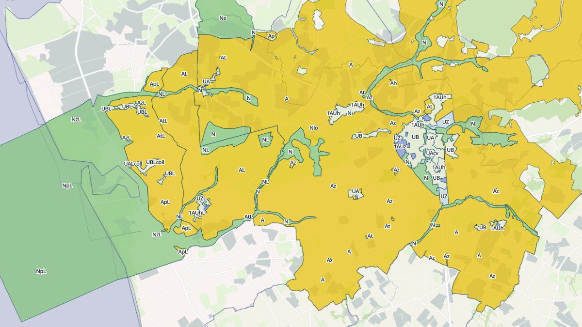 Aperçu cartographique de La Haye, centré sur la commune