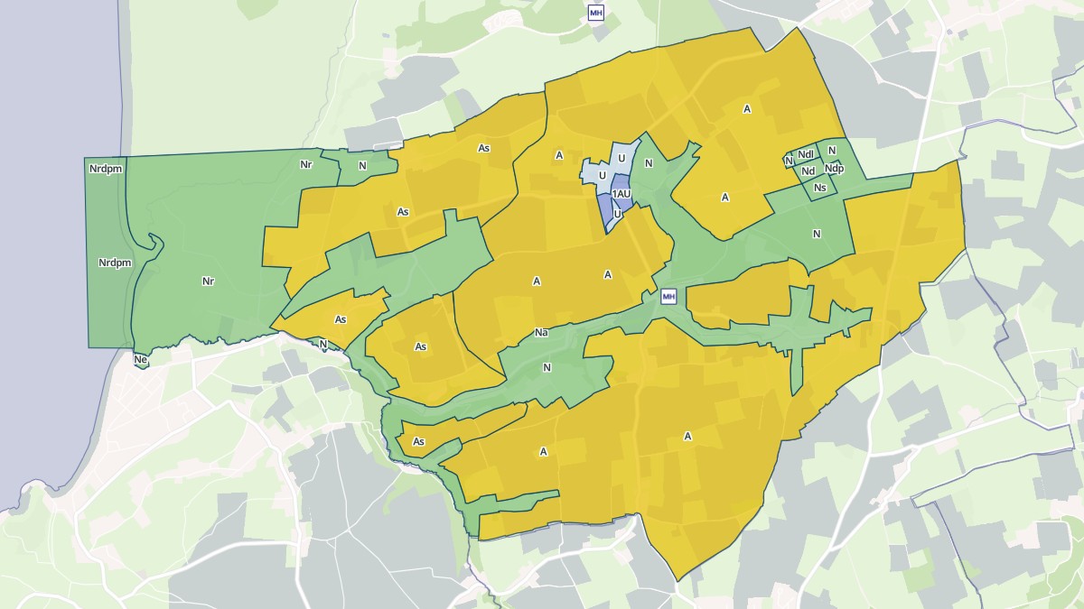 Aperçu cartographique de Héauville, centré sur la commune