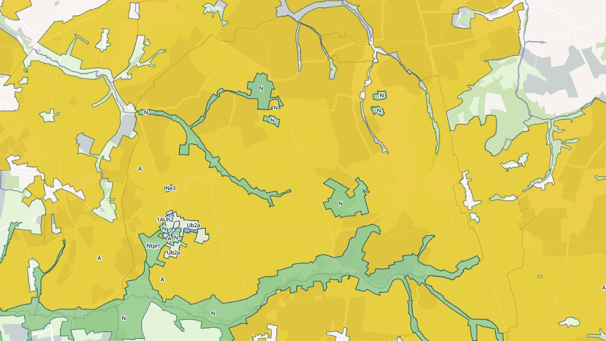 Aperçu cartographique de Hudimesnil, centré sur la commune