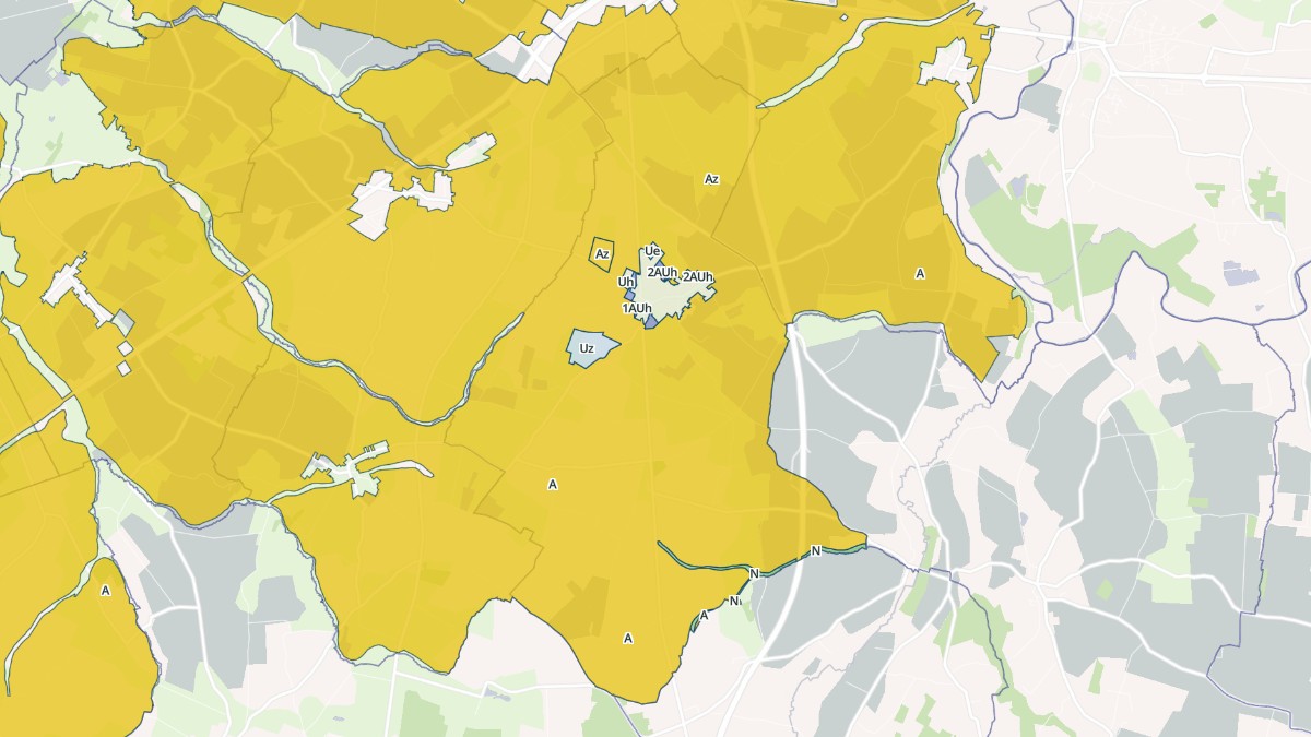 Aperçu cartographique de Juilley, centré sur la commune