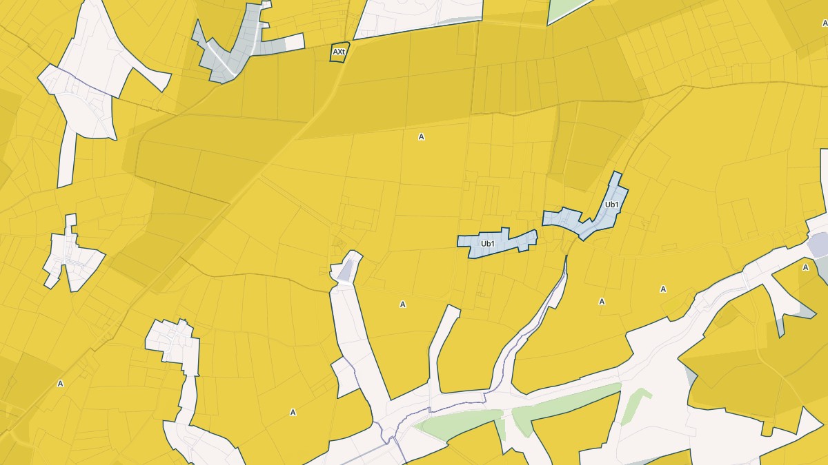 Aperçu cartographique de La Luzerne, centré sur la commune