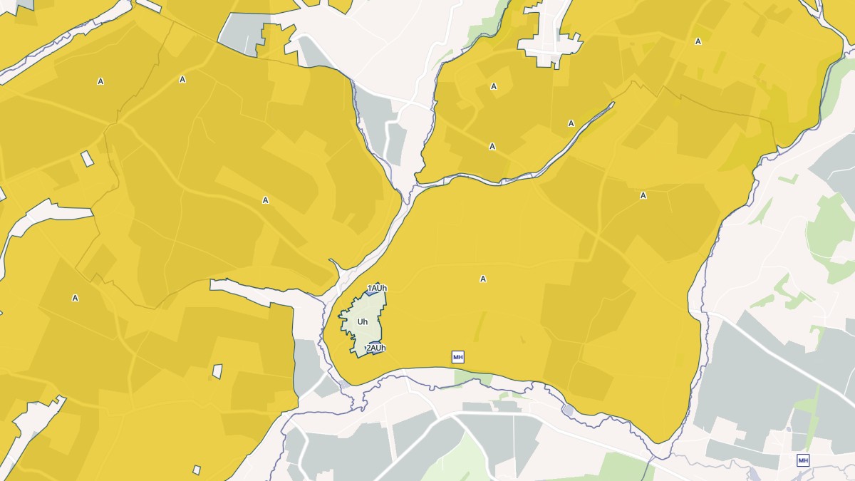 Aperçu cartographique de Marcilly, centré sur la commune