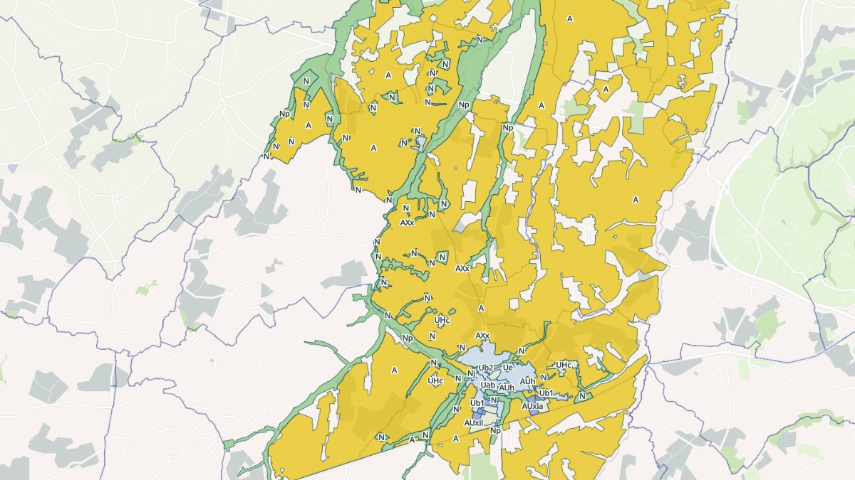 Aperçu cartographique de Marigny-Le-Lozon, centré sur la commune