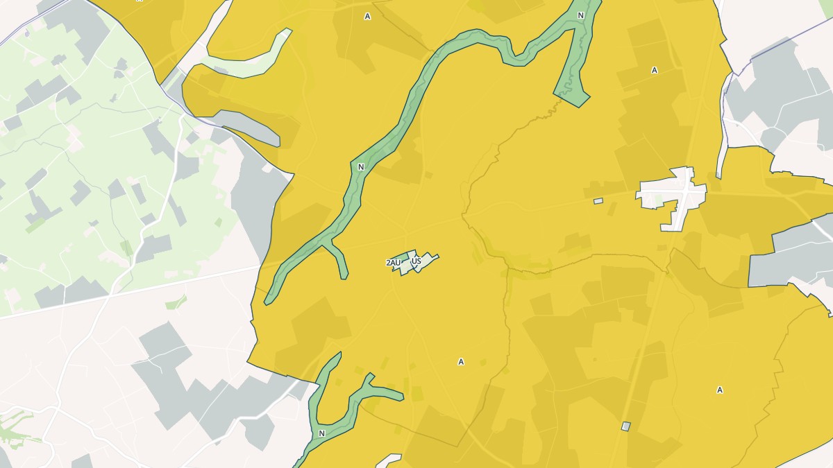 Aperçu cartographique de Maupertuis, centré sur la commune