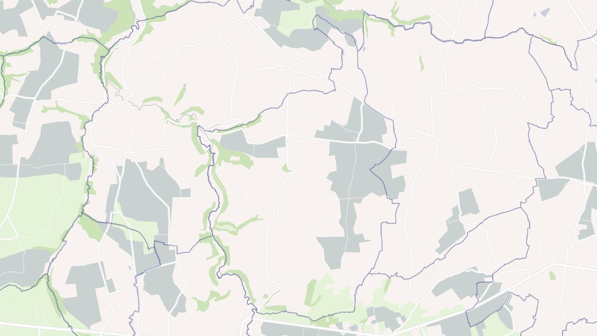 Aperçu cartographique de Le Mesnil-Villeman, centré sur la commune