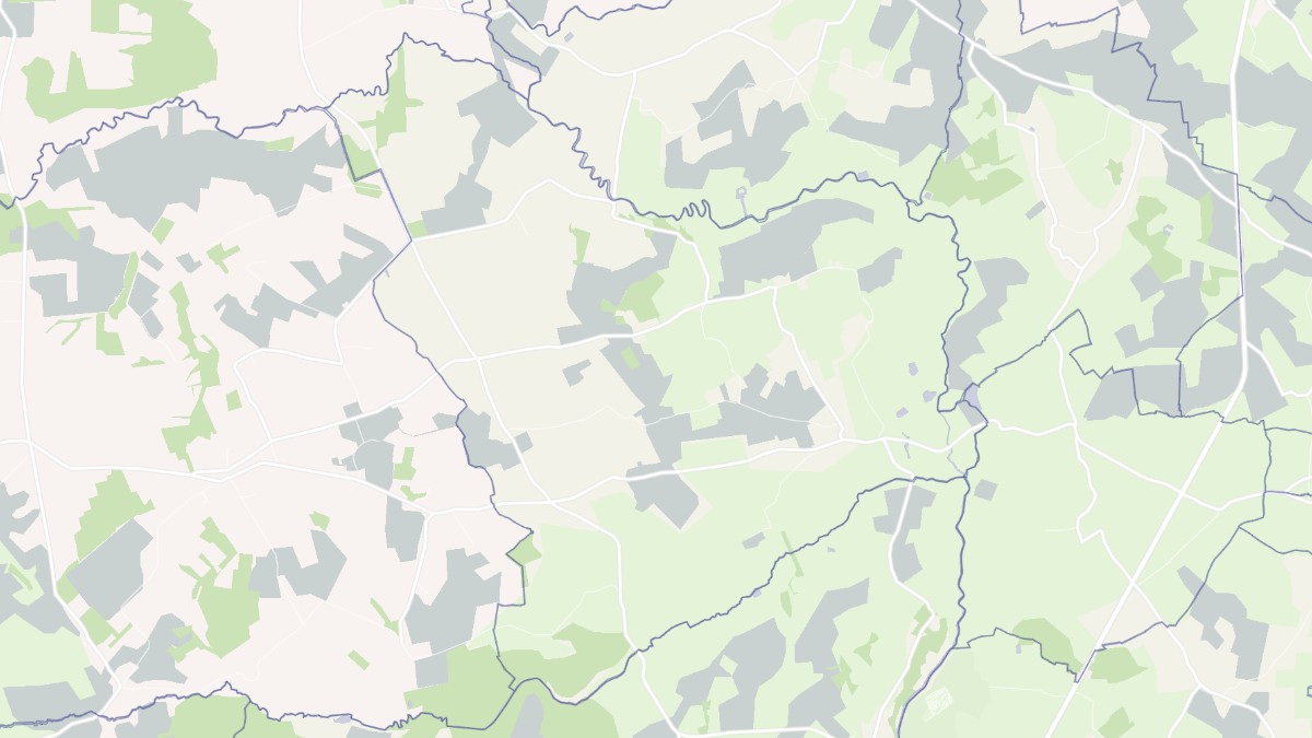Aperçu cartographique de Néhou, centré sur la commune