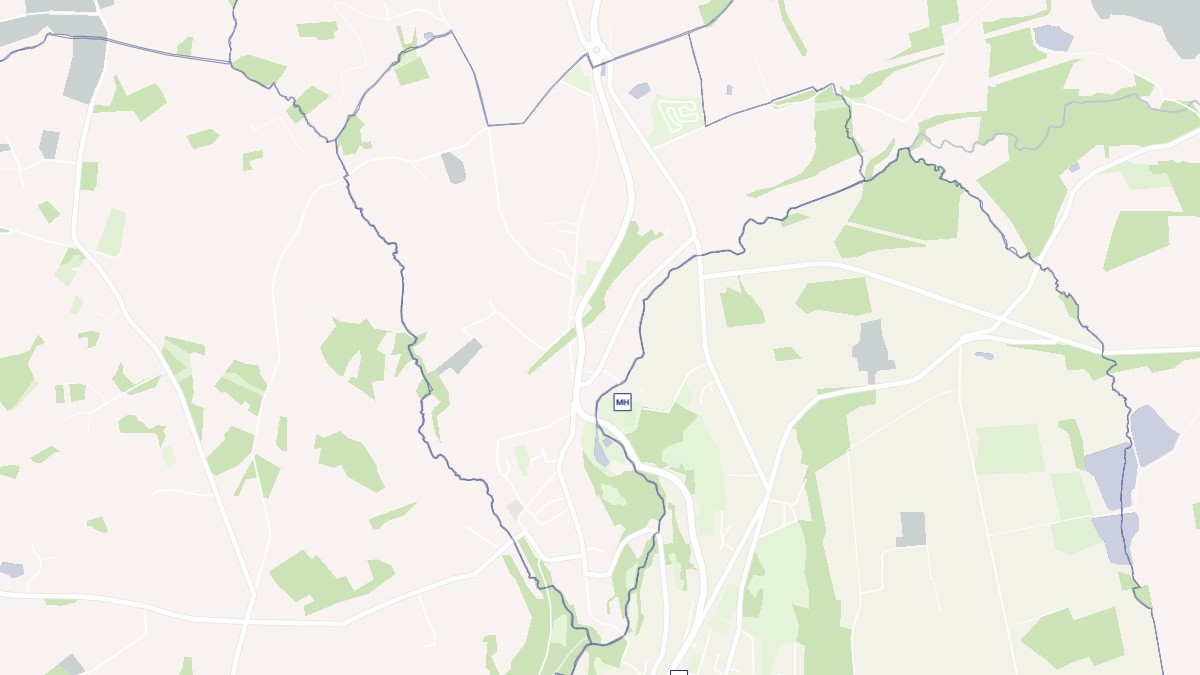 Aperçu cartographique de Le Neufbourg, centré sur la commune
