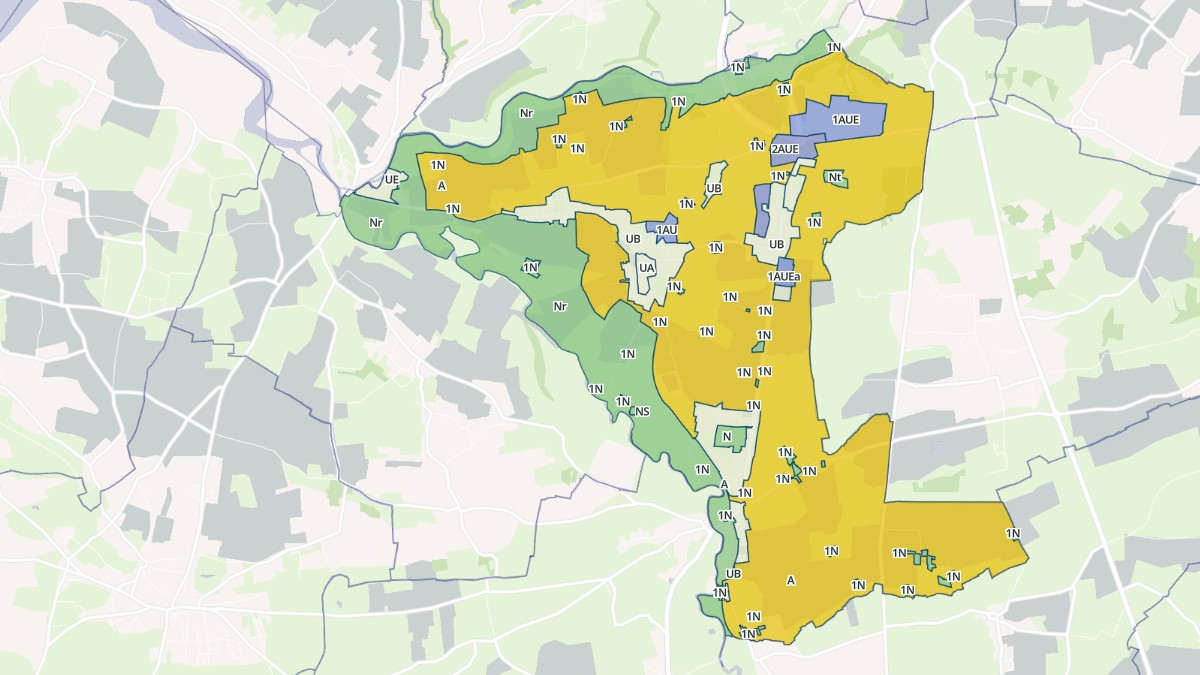 Aperçu cartographique de Orval sur Sienne, centré sur la commune