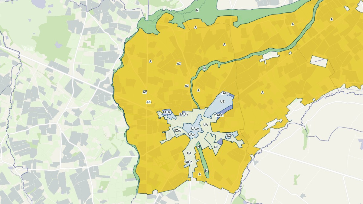 Aperçu cartographique de Périers, centré sur la commune