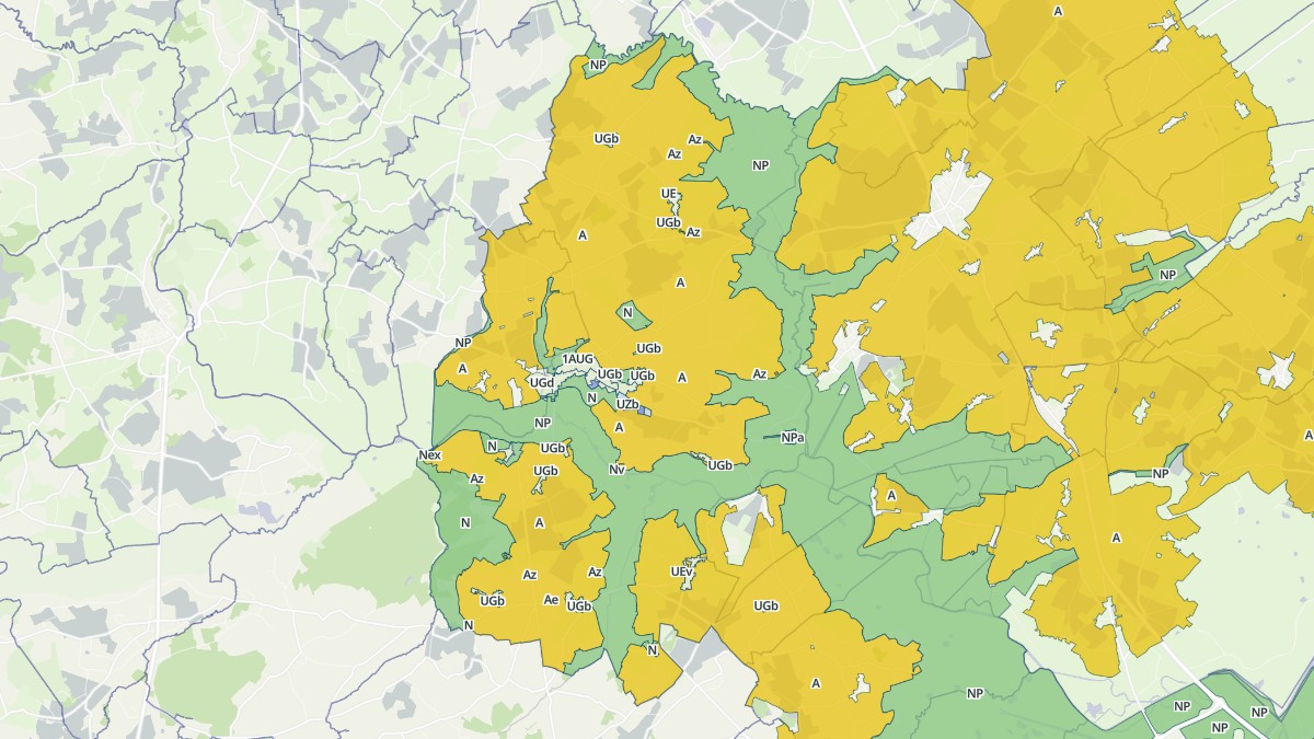 Aperçu cartographique de Picauville, centré sur la commune