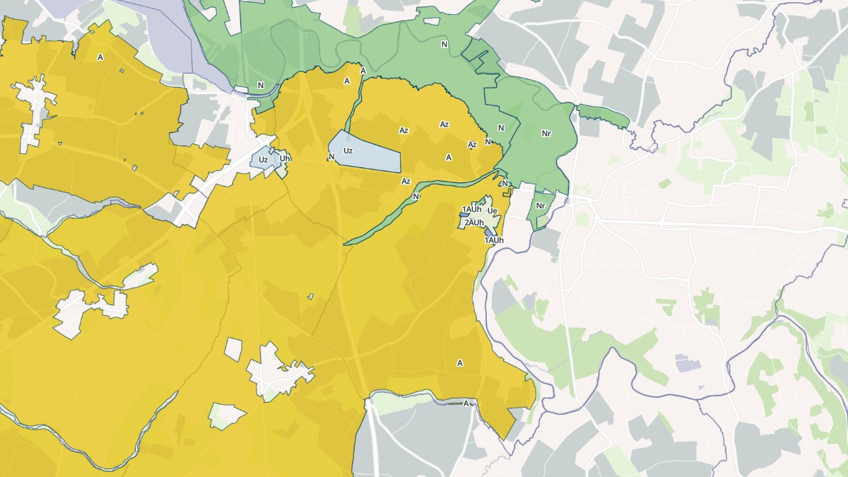 Aperçu cartographique de Poilley, centré sur la commune