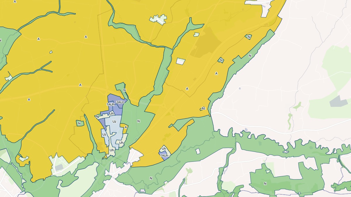 Aperçu cartographique de Ponts, centré sur la commune