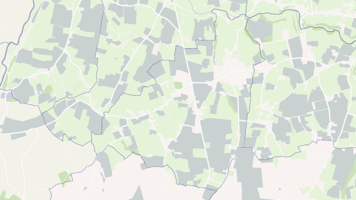 Aperçu cartographique de Saint-Clair-sur-l'Elle, centré sur la commune