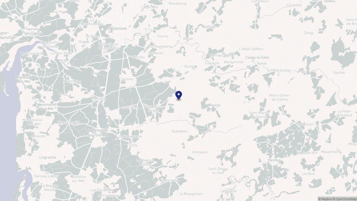 Aperçu cartographique de Saint-Denis-le-Vêtu, centré sur la commune