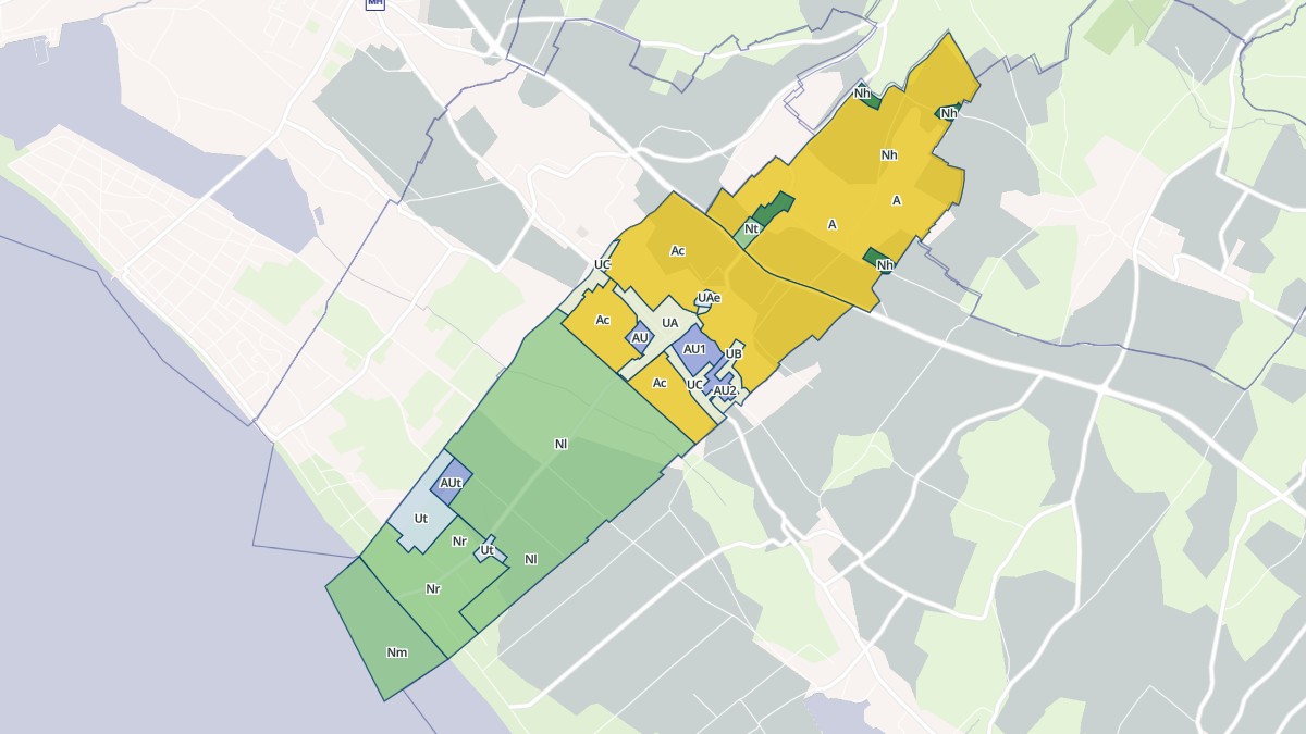 Aperçu cartographique de Saint-Georges-de-la-Rivière, centré sur la commune