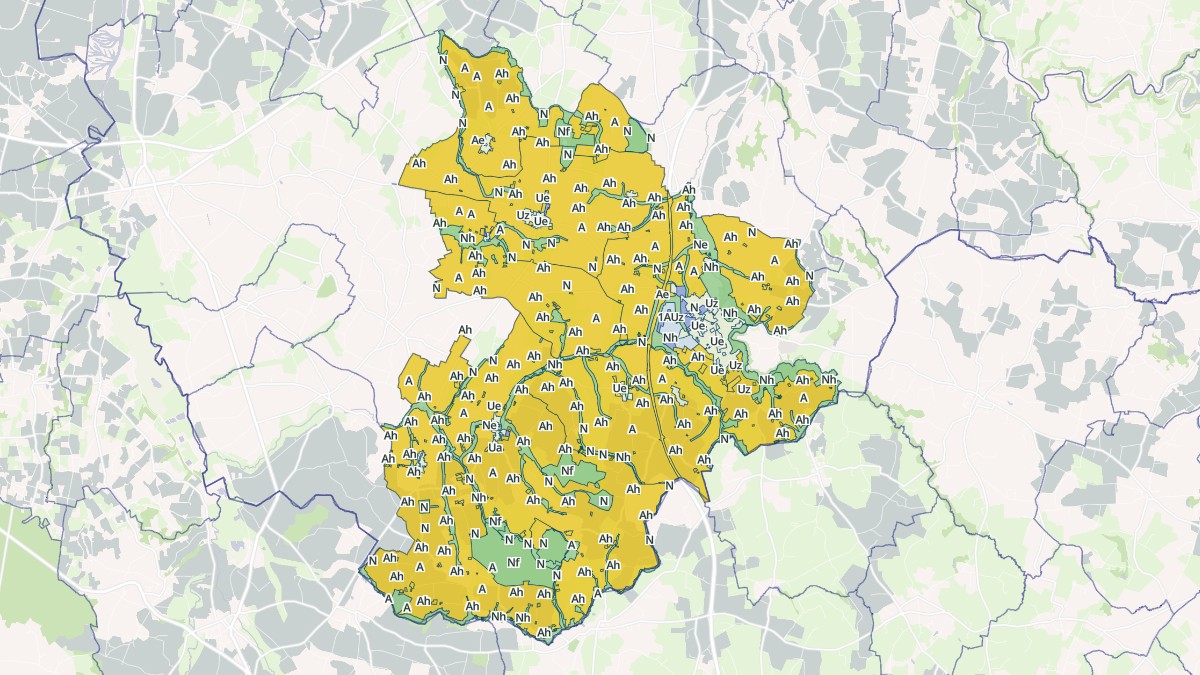 Aperçu cartographique de Saint-James, centré sur la commune
