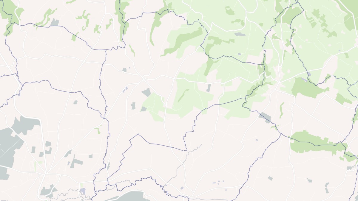 Aperçu cartographique de Saint-Laurent-de-Cuves, centré sur la commune