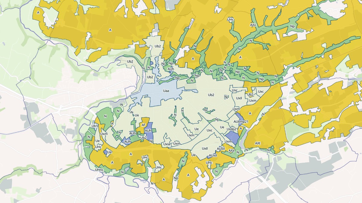 Aperçu cartographique de Saint-Lô, centré sur la commune